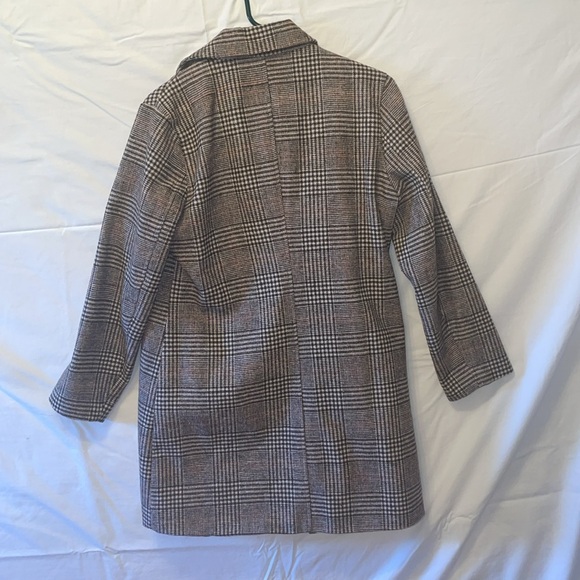Plaid Blazer Coat | Size Large - Picture 3 of 4
